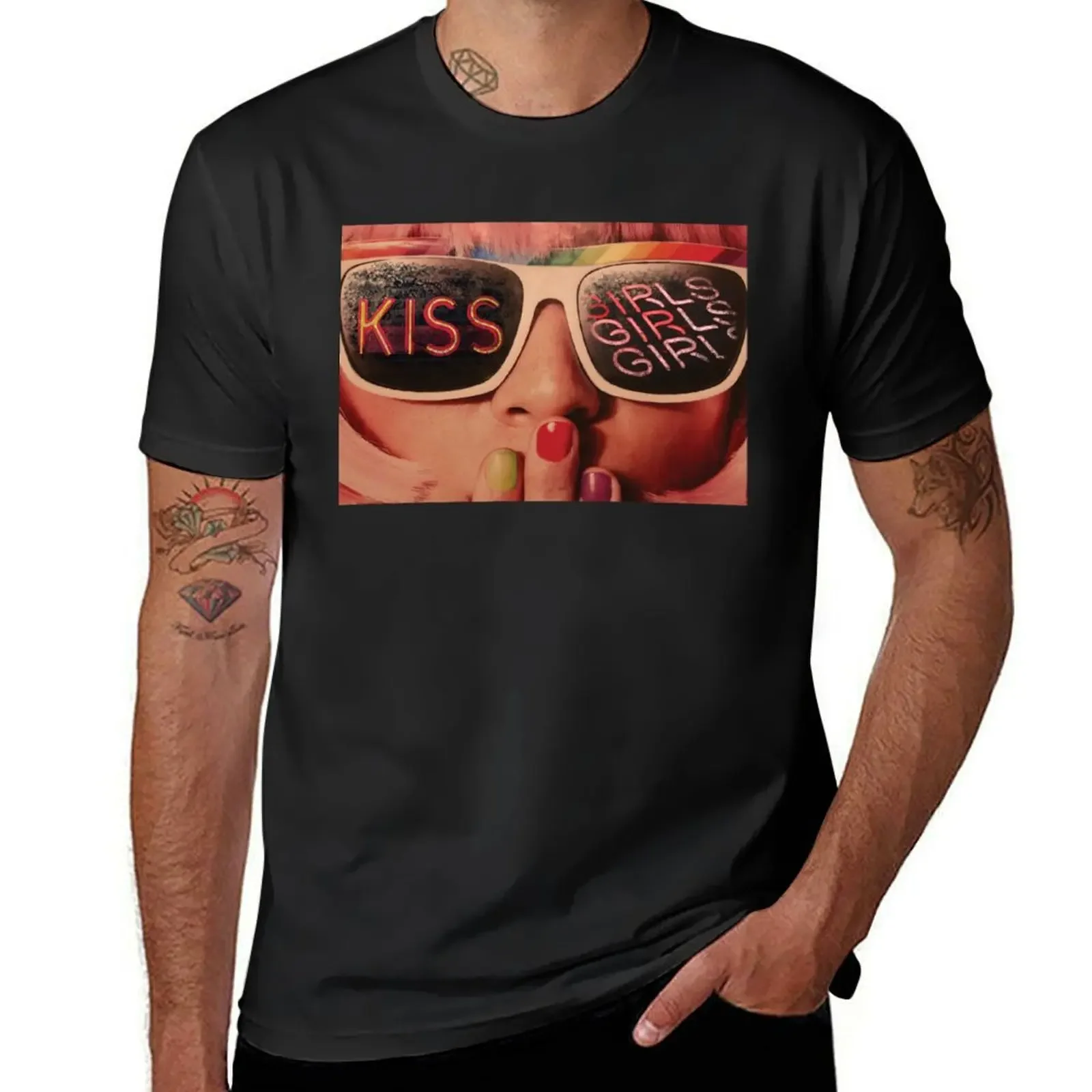 Kiss Girls Girls Girls! T-Shirt anime blacks anime stuff animal prinfor boys shirts men graphic
Kiss Girls Girls Girls! T-Shirt anime blacks anime stuff animal prinfor boys shirts men graphic