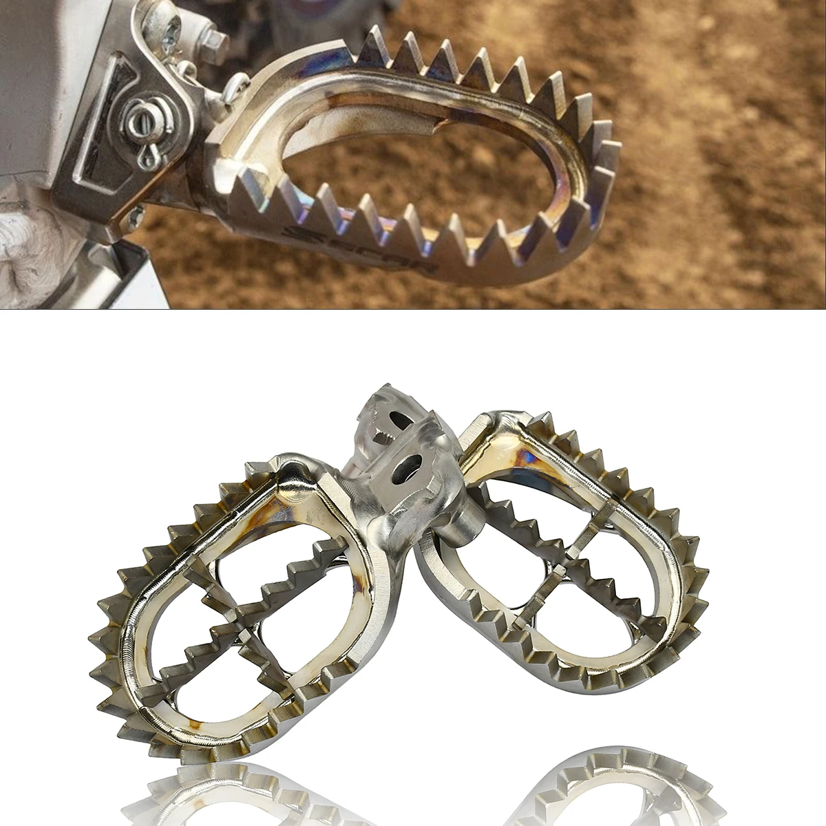 Motorcycle Titanium Alloy TC4 Foot Rest Pegs Footrest Footpeg For Yamaha YZ125 YZ250 YZ250F YZ450F WR250F WR450F YZ 125 250 X FX
Motorcycle Titanium Alloy TC4 Foot Rest Pegs Footrest Footpeg For Yamaha YZ125 YZ250 YZ250F YZ450F WR250F WR450F YZ 125 250 X FX
