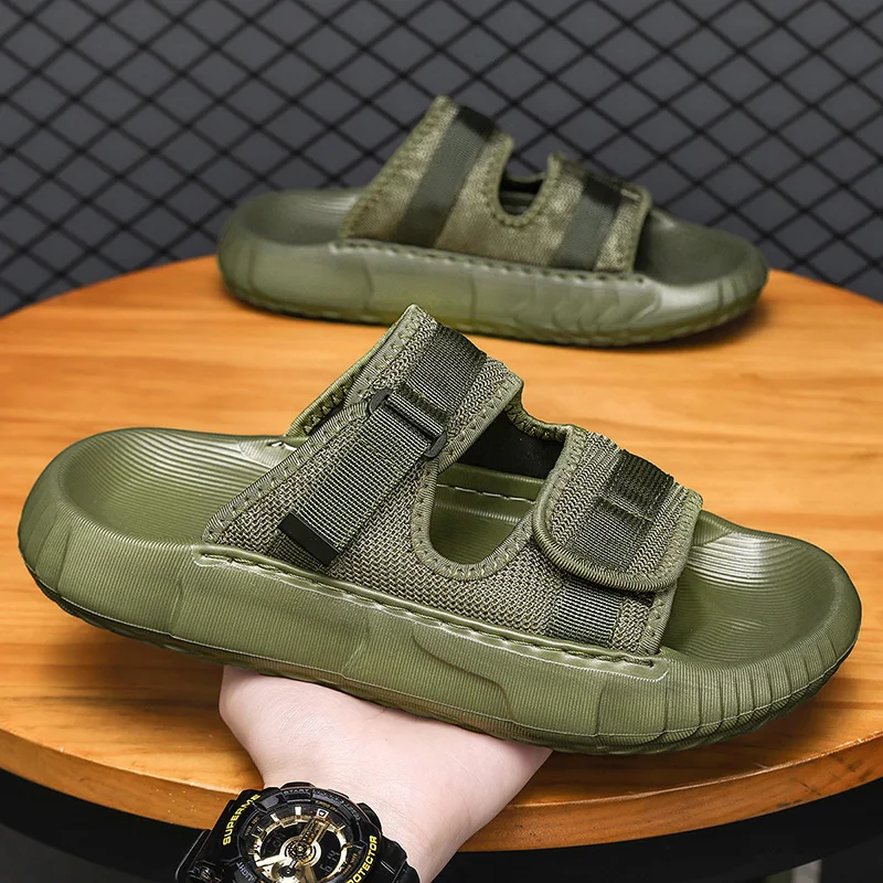 2026 Summer Fashion Thick Platform One Strap Slides Trendy Casual Anti Slip Outdoor Street Beach Men's Slippers
2026 Summer Fashion Thick Platform One Strap Slides Trendy Casual Anti Slip Outdoor Street Beach Men's Slippers
