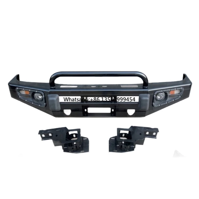 New Wholesale 4x4 Front Bull Bar Bumper with Tow Hook for for LC80 LC100 Bolt-On Universal Fitment
New Wholesale 4x4 Front Bull Bar Bumper with Tow Hook for for LC80 LC100 Bolt-On Universal Fitment