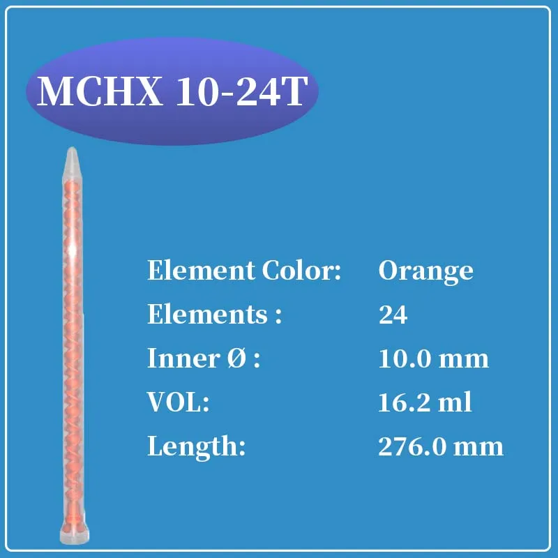 SULZER MIXPAC СМЕШЕРЫ MCHX 10-24T СТАТИЧЕСКИЕ СМЕШНИКИ MIX NOZLETwo Компонент AB Клей Статическая смесительная трубка Картридж для миксера
SULZER MIXPAC СМЕШЕРЫ MCHX 10-24T СТАТИЧЕСКИЕ СМЕШНИКИ MIX NOZLETwo Компонент AB Клей Статическая смесительная трубка Картридж для миксера