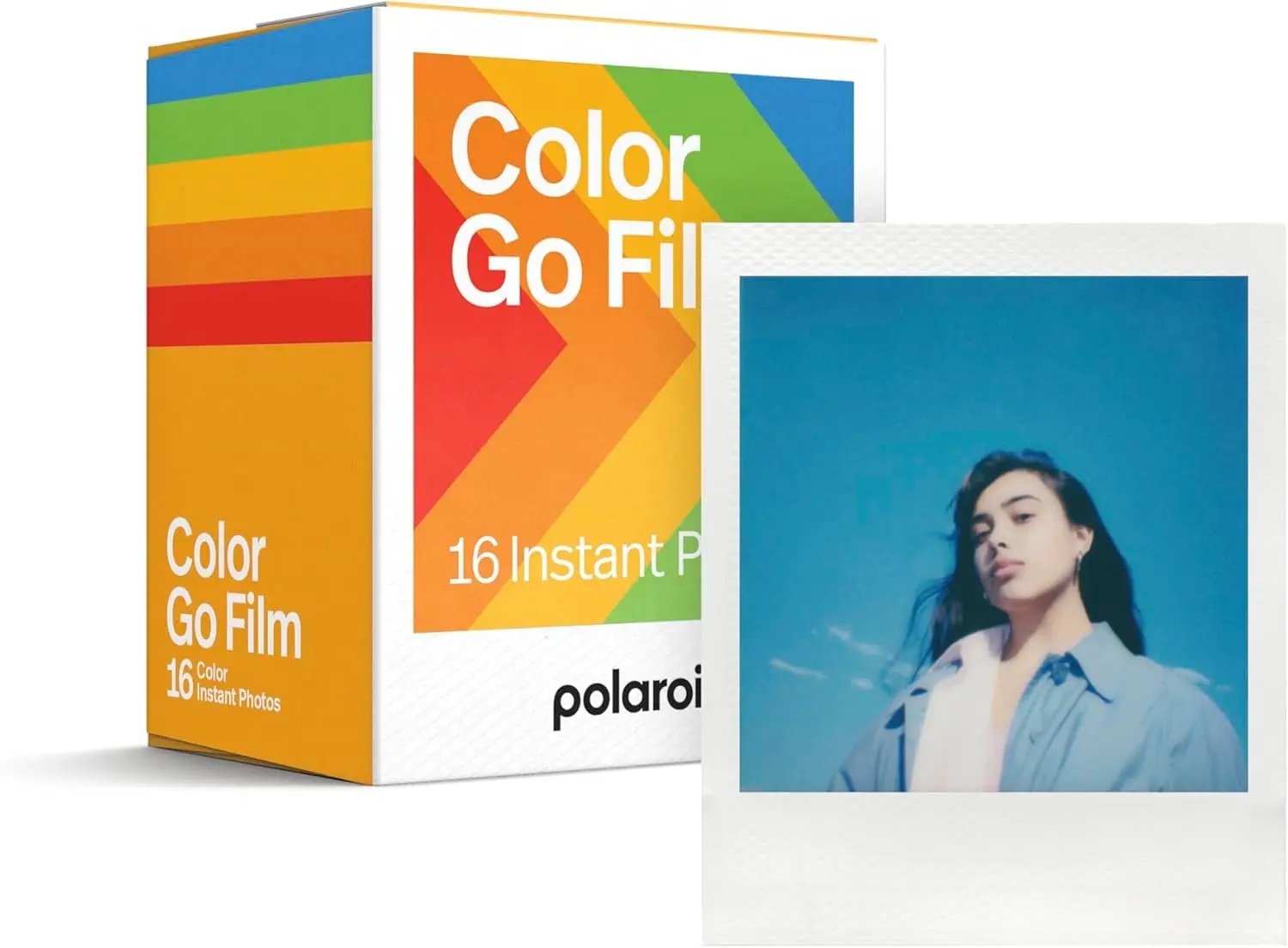 Mini Instant Film Double Pack - 16 Color Photos, White Frame, Compatible with Go Cameras
Mini Instant Film Double Pack - 16 Color Photos, White Frame, Compatible with Go Cameras