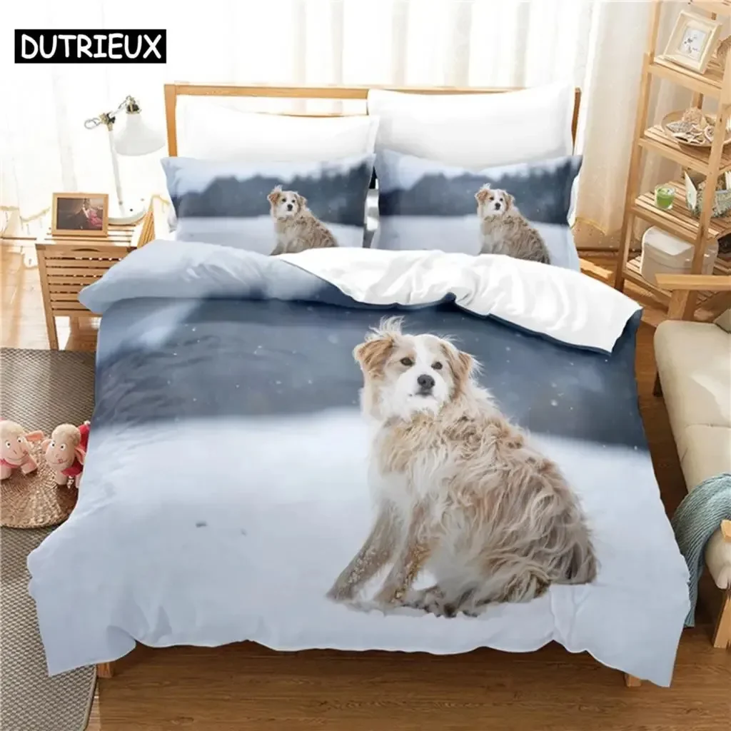 Snow Dog Bedding Set Duvet Cover Set 3d Bedding Digital Printing Bed Linen Queen Size Bedding Set Fashion Design
Snow Dog Bedding Set Duvet Cover Set 3d Bedding Digital Printing Bed Linen Queen Size Bedding Set Fashion Design