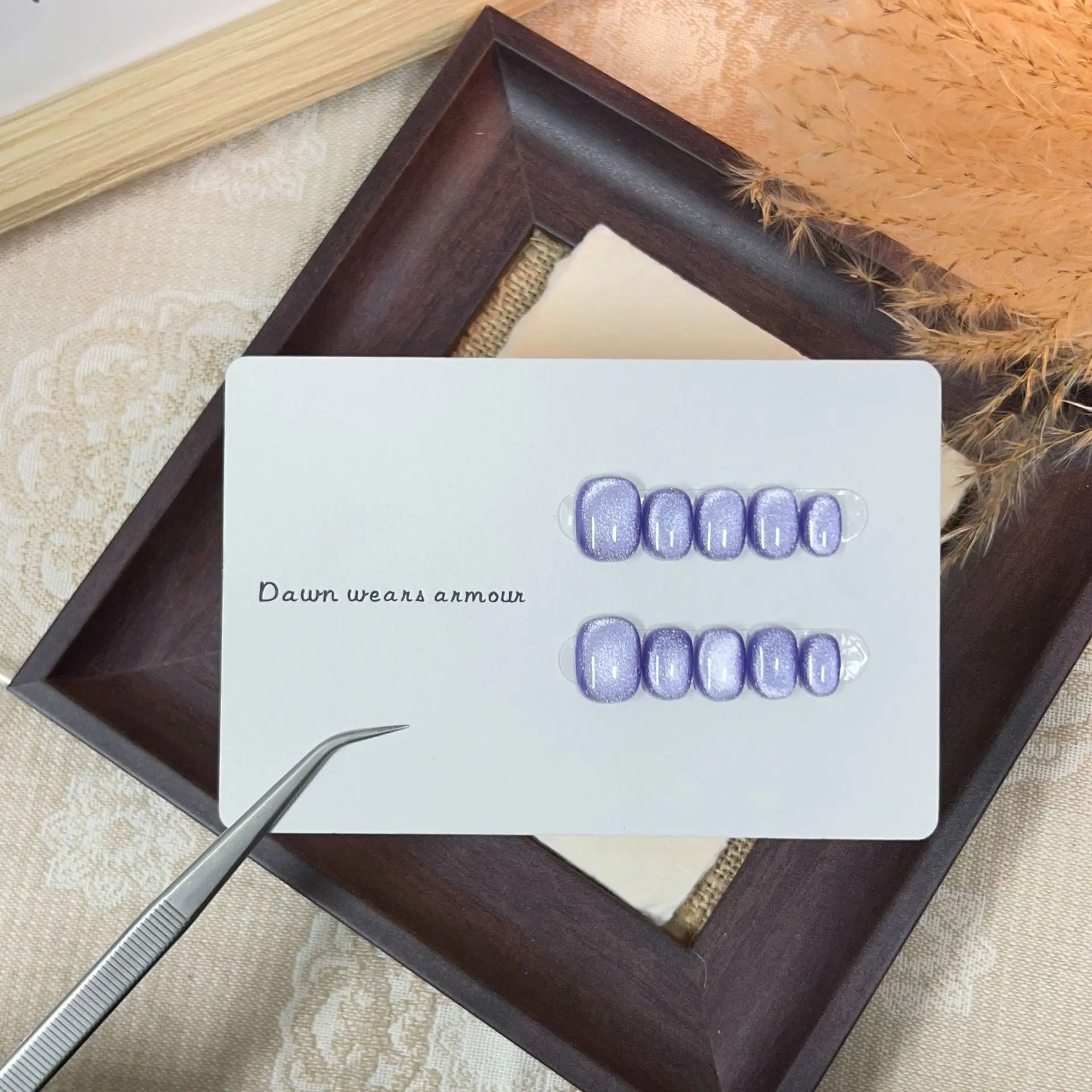 10pcs Cute Sweet Short Square Fake Nails Purple Crystal Cat Eye Handmade Press on Nails Claw Rainbow Fake Nails Summer Nail Art
10pcs Cute Sweet Short Square Fake Nails Purple Crystal Cat Eye Handmade Press on Nails Claw Rainbow Fake Nails Summer Nail Art