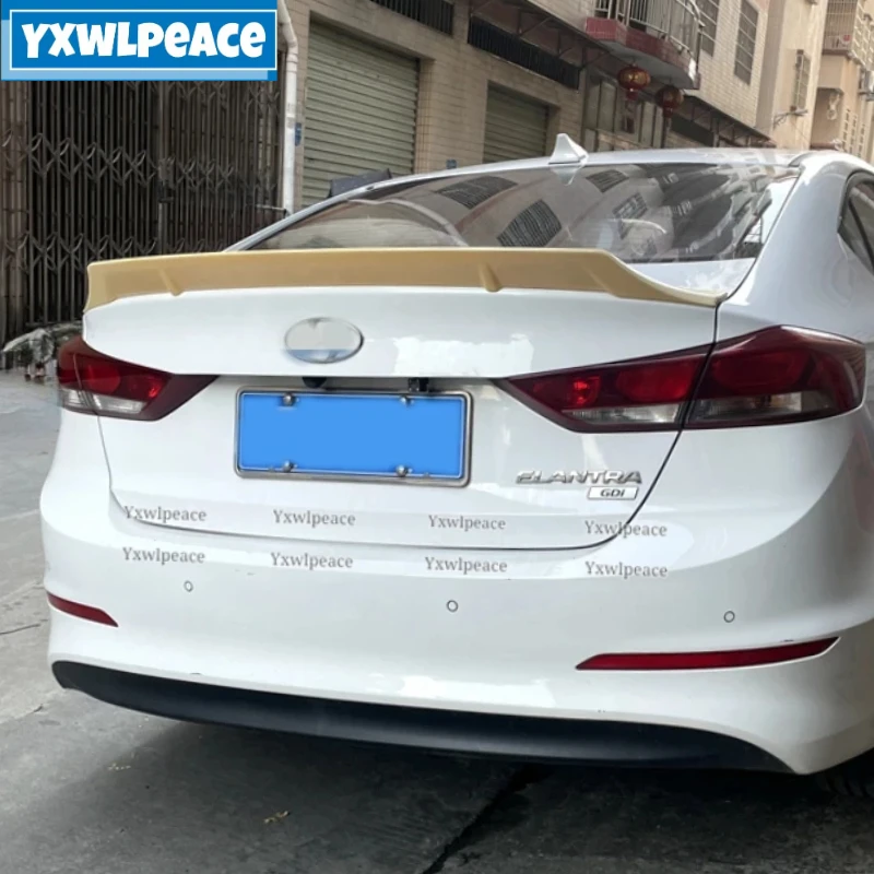 R Style ABS glossy black/ Carbon Fiber Look Rear Trunk Lip Spoiler Body Kit Accessories For Hyundai Elantra 2017 2018 2019
R Style ABS glossy black/ Carbon Fiber Look Rear Trunk Lip Spoiler Body Kit Accessories For Hyundai Elantra 2017 2018 2019