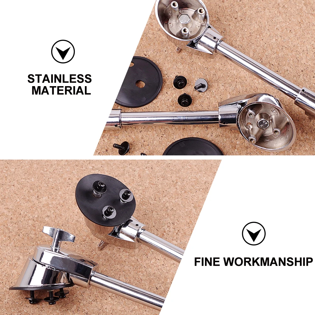 1 set Drum Support Legs Bass Stainless Steel Adjustable Skid Proof Sturdy Stand Replacement Parts WC403
1 set Drum Support Legs Bass Stainless Steel Adjustable Skid Proof Sturdy Stand Replacement Parts WC403