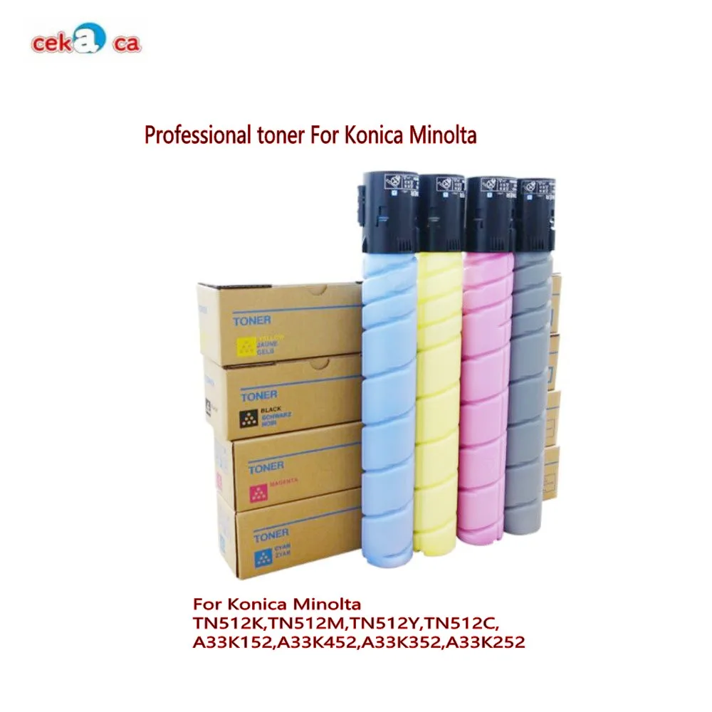 Compatible Toner Cartridge For Konica Minolta TN512K TN512M TN512Y TN512C Bizhub C454 C554 454 554 Color Printer Powder
Compatible Toner Cartridge For Konica Minolta TN512K TN512M TN512Y TN512C Bizhub C454 C554 454 554 Color Printer Powder