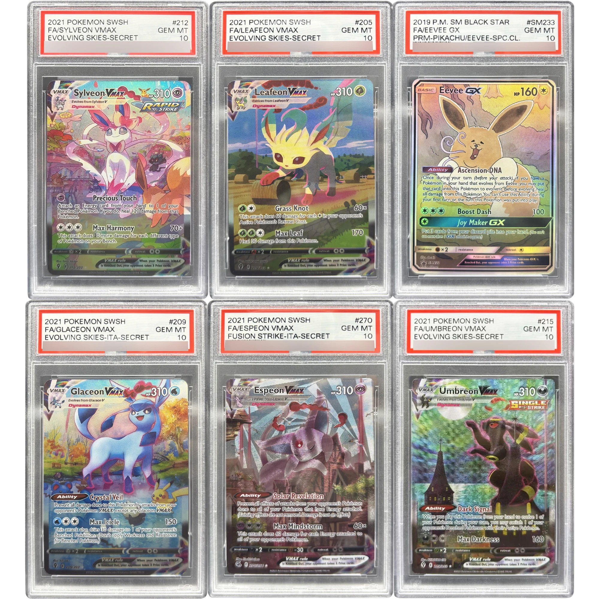 2021 Ptcg Eevee Series, английская версия, 10 точек, рейтинг, карта Diy, самодельная версия Umbreon, копия, коллекционные карты аниме, подарочная игрушка
2021 Ptcg Eevee Series, английская версия, 10 точек, рейтинг, карта Diy, самодельная версия Umbreon, копия, коллекционные карты аниме, подарочная игрушка