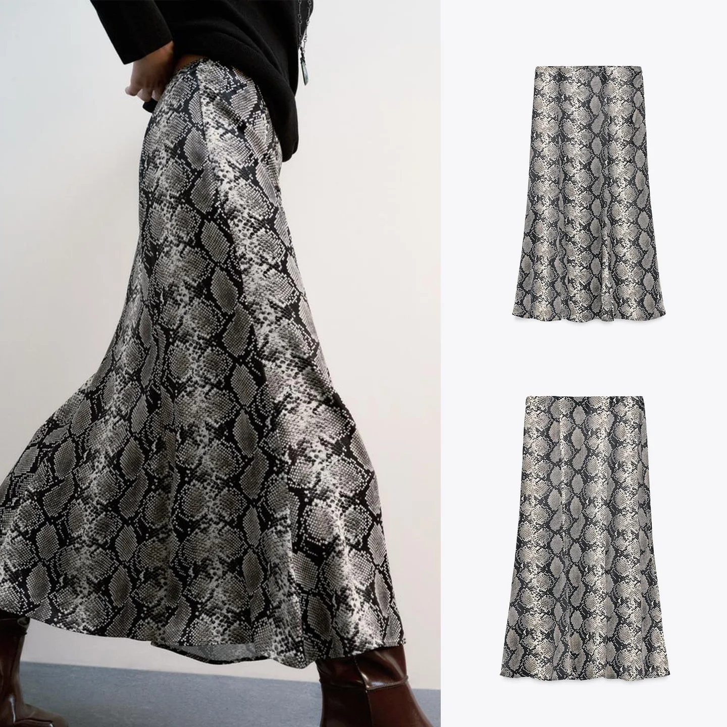 Fall New Arrival Women's Midi Silk Satin Print Skirt Design Sensation Ci Commute A-Line High Waist Polyester Fiber
Fall New Arrival Women's Midi Silk Satin Print Skirt Design Sensation Ci Commute A-Line High Waist Polyester Fiber