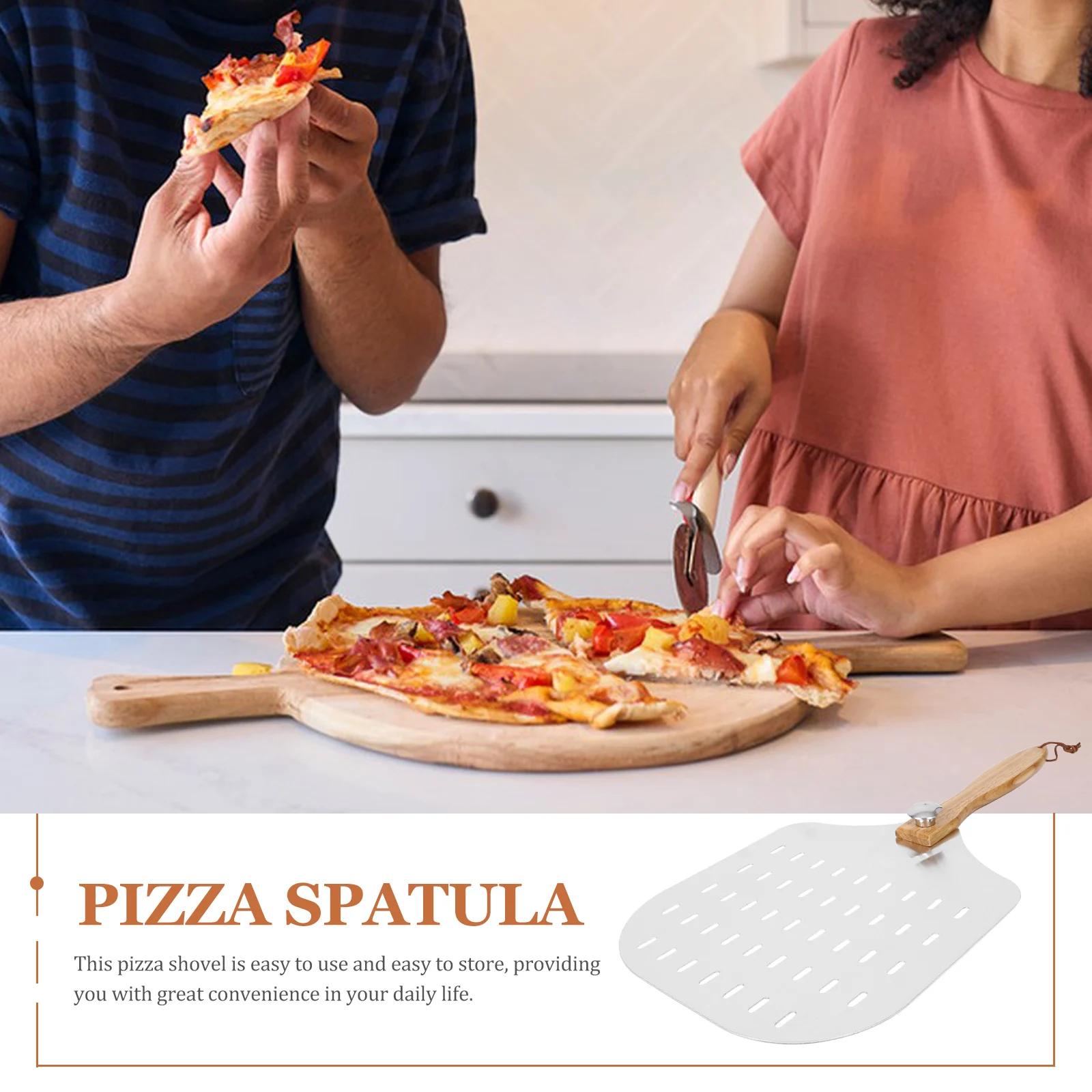 Pizza Spatula Metal Stainless Steel Scoop Peel Aluminum Pie Server Turner Baking Tool Perforated Safe
Pizza Spatula Metal Stainless Steel Scoop Peel Aluminum Pie Server Turner Baking Tool Perforated Safe