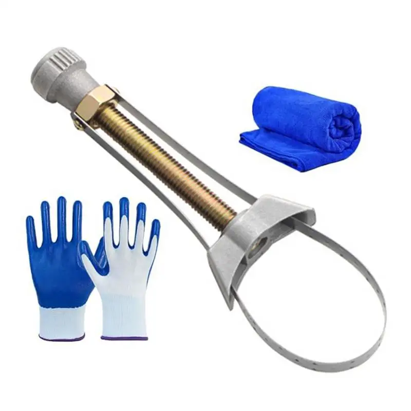 Oil Filter Wrench Tool Removal Strap Wrench For Car Engine Oil Filter Multifunctional High-Strength Engine Fittings Accessories 
Oil Filter Wrench Tool Removal Strap Wrench For Car Engine Oil Filter Multifunctional High-Strength Engine Fittings Accessories