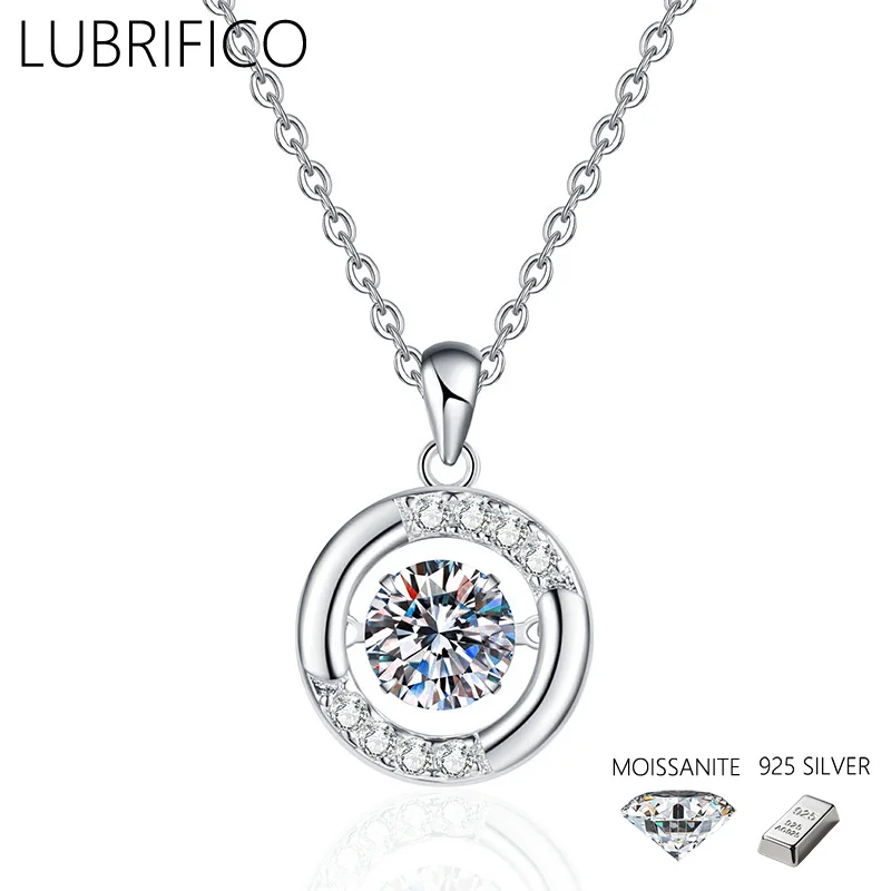 1.0 Ct D Color Moissanite Round Shape Necklace 925 Sterling Silver Lad Diamond Pendant For Women Fine Jewelry Wedding Party
1.0 Ct D Color Moissanite Round Shape Necklace 925 Sterling Silver Lad Diamond Pendant For Women Fine Jewelry Wedding Party