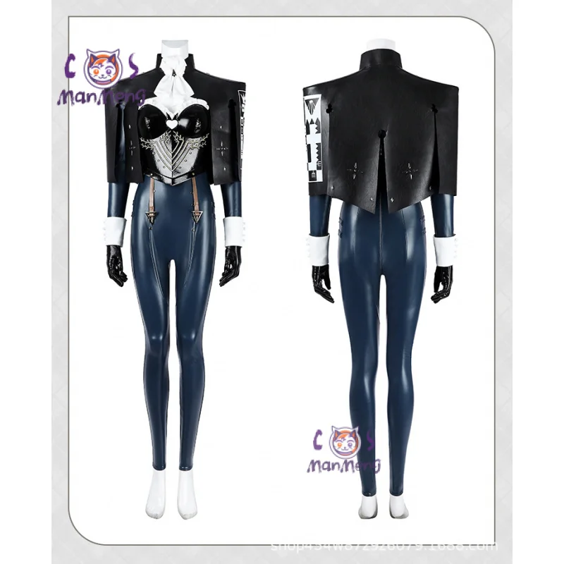 Metaphor: ReFantazio Ezelin Hockenberger Cosplay Costume Jumpsuit shawl breastplate shoe glove set Halloween fashion uniform
Metaphor: ReFantazio Ezelin Hockenberger Cosplay Costume Jumpsuit shawl breastplate shoe glove set Halloween fashion uniform