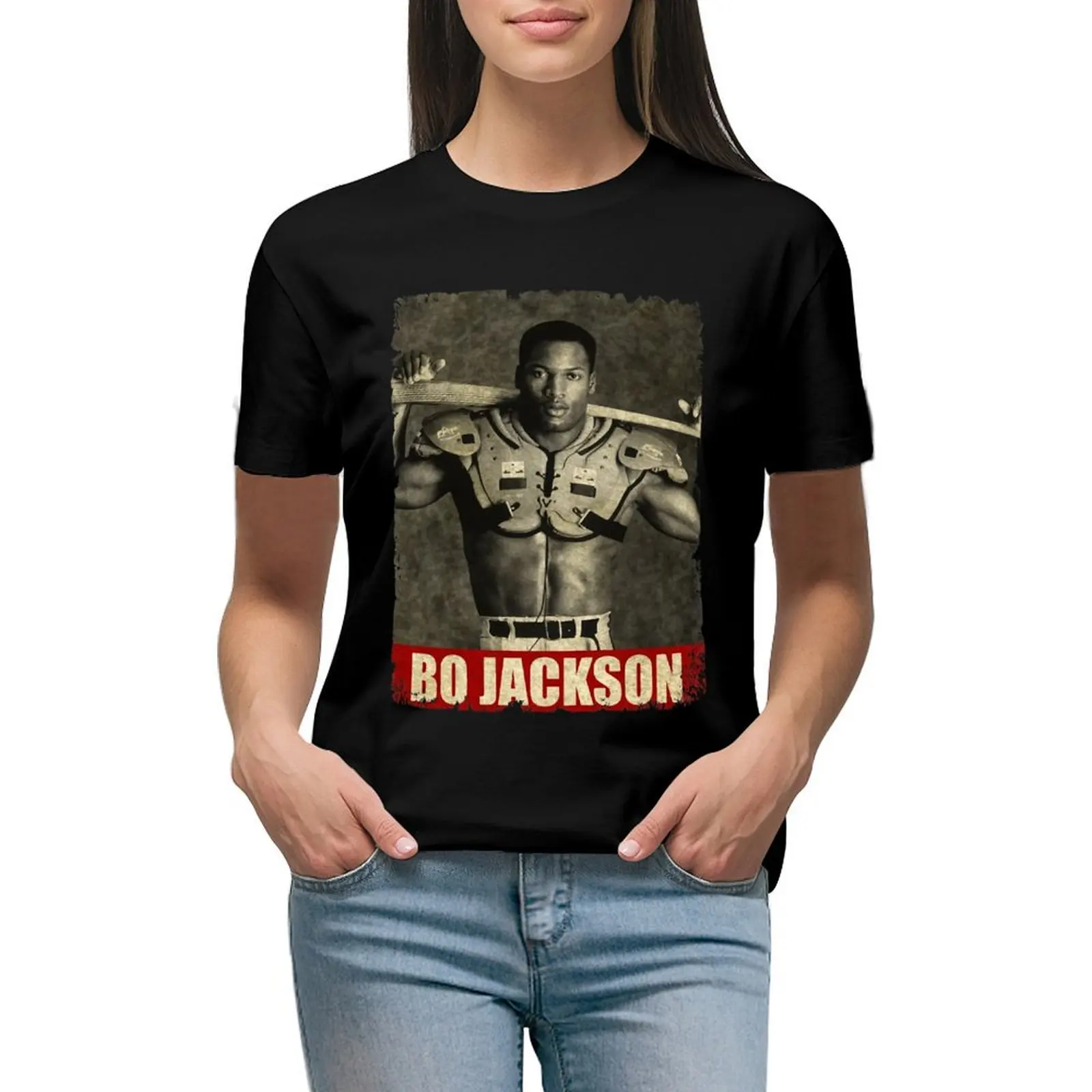 Bo Jackson - ReTRo STYLe T-shirt Blouse female Female clothing fashion woman blouse 2024
Bo Jackson - ReTRo STYLe T-shirt Blouse female Female clothing fashion woman blouse 2024
