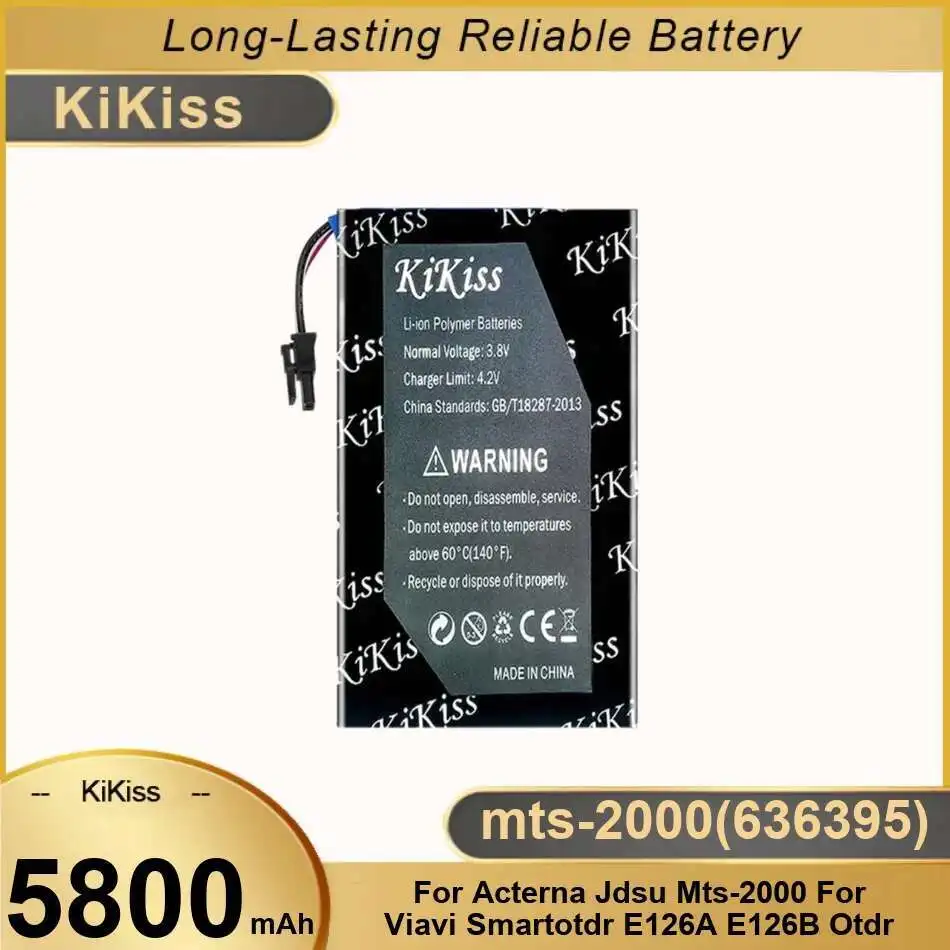 Battery Mts-2000 636395 5800Mah For Acterna Jdsu Viavi Smartotdr E126A E126B Otdr
Battery Mts-2000 636395 5800Mah For Acterna Jdsu Viavi Smartotdr E126A E126B Otdr