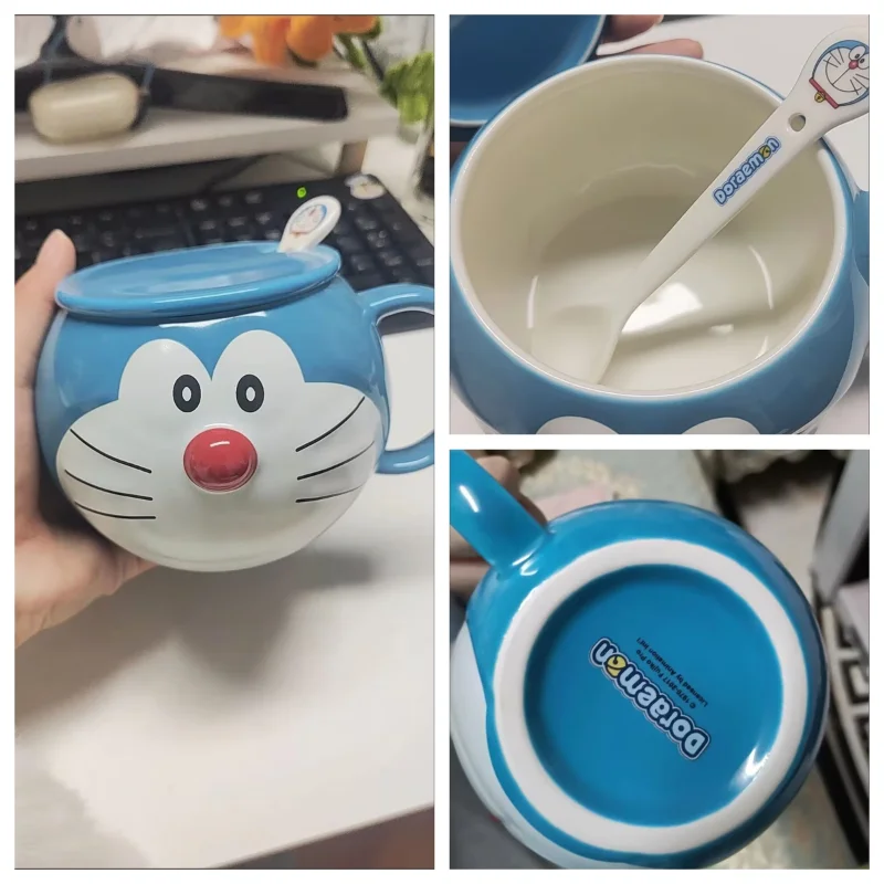 New Hot Stock Doraemon Mug With Cover Machine Cat Cute Blue Fatceramic Cup Holiday Birthday Cartoon Gifts For Boys And Girls
New Hot Stock Doraemon Mug With Cover Machine Cat Cute Blue Fatceramic Cup Holiday Birthday Cartoon Gifts For Boys And Girls