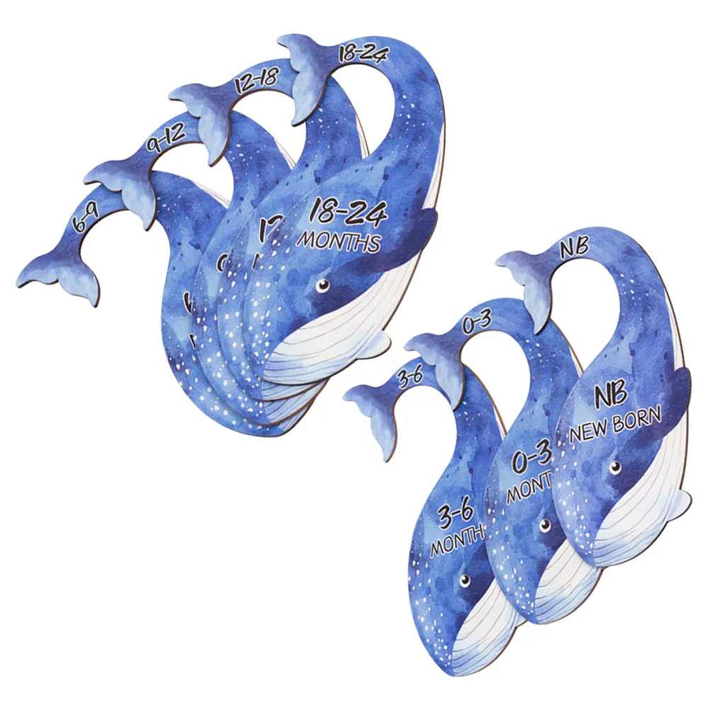 7pcs Baby Clothes Separation Card Dividers Wood Whale Design Closet Organizer Size Hanger Nursery Decor Newborn
7pcs Baby Clothes Separation Card Dividers Wood Whale Design Closet Organizer Size Hanger Nursery Decor Newborn