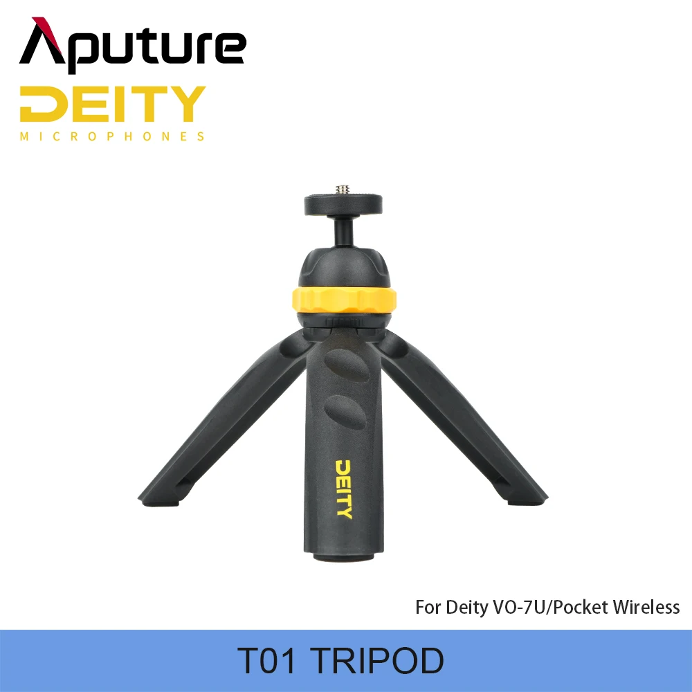 Aputure Deity T01 TRIPOD for VO-7U/Pocket Wireless
Aputure Deity T01 TRIPOD for VO-7U/Pocket Wireless