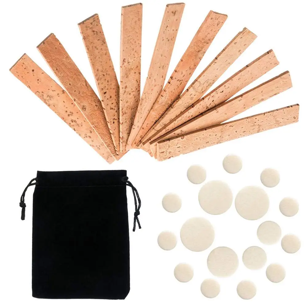 27 Pcs Clarinet Accessories Cork Compression Decompression Repair Parts Music Wind Instrument Pad Sheet
27 Pcs Clarinet Accessories Cork Compression Decompression Repair Parts Music Wind Instrument Pad Sheet