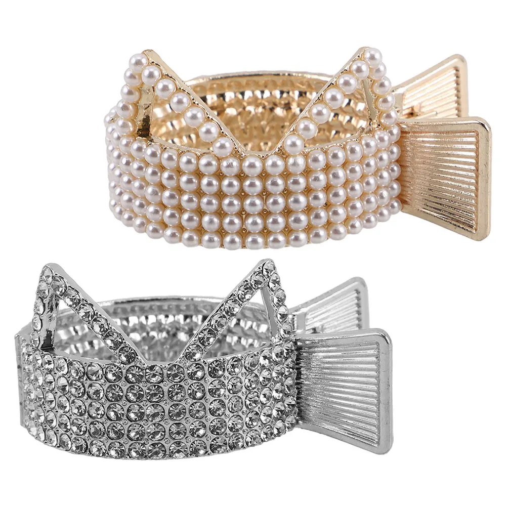 2 pcs Pearl Claw Hair Clips for Women Cute Thick Accessories Bridesmaid Rhinestone Secure Grip Versatile Hairstyle
2 pcs Pearl Claw Hair Clips for Women Cute Thick Accessories Bridesmaid Rhinestone Secure Grip Versatile Hairstyle