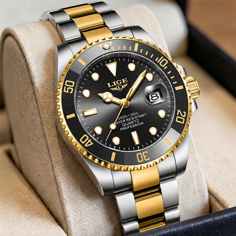 LIGE New Men's Waterproof Watches Fashion Business Diving Watch Men Casual Sport Chronograph Quartz Wristwatch Relogio Masculino
LIGE New Men's Waterproof Watches Fashion Business Diving Watch Men Casual Sport Chronograph Quartz Wristwatch Relogio Masculino