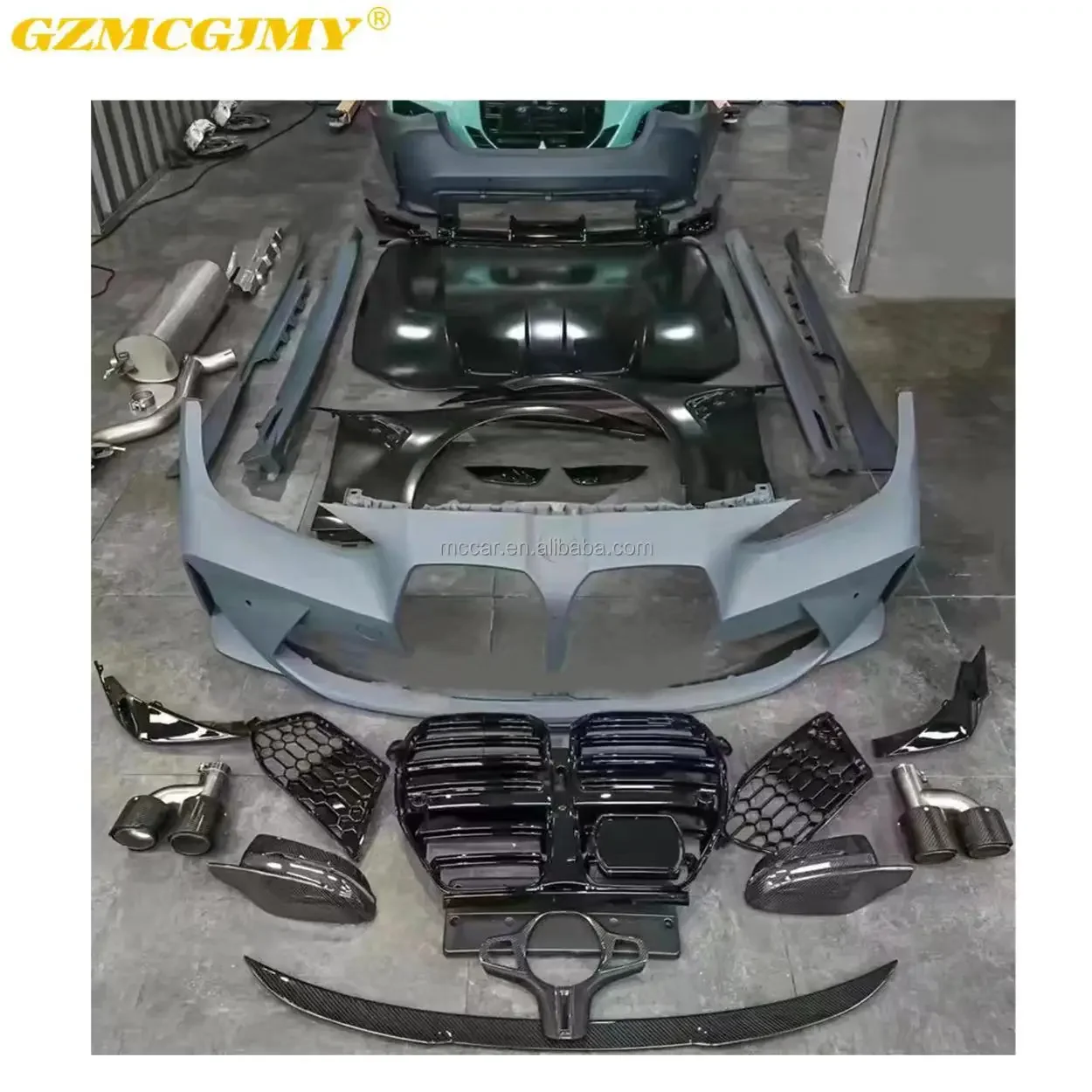High quality body kit suitable for BMW 4 series double door G22/23 to 1:1 M4 G82 wide body kit
High quality body kit suitable for BMW 4 series double door G22/23 to 1:1 M4 G82 wide body kit
