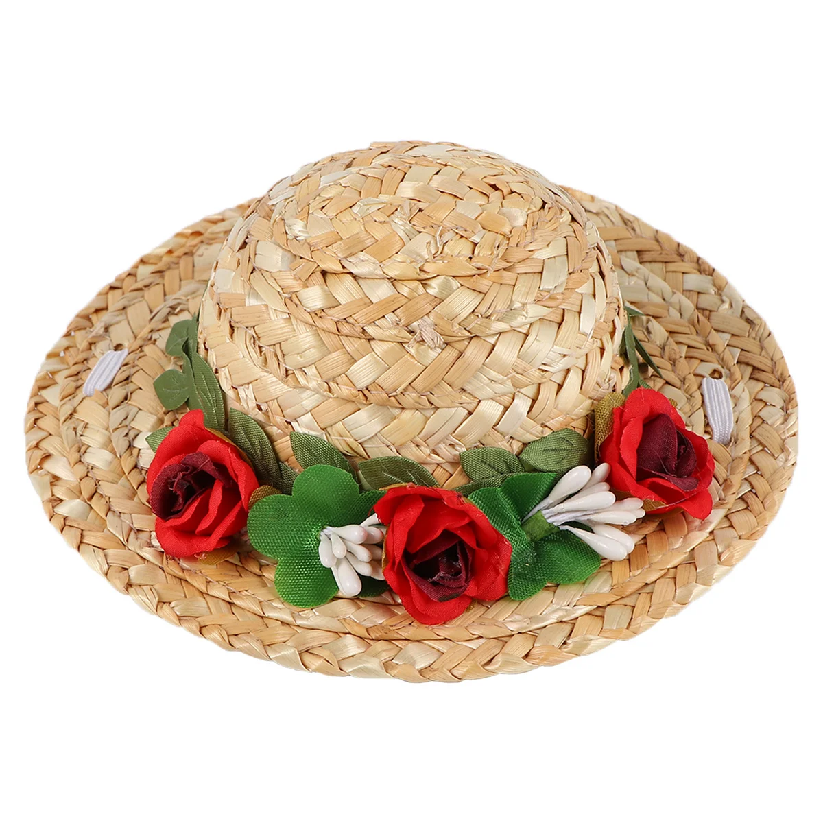 1pc Pet Hat Straw Woven Flower Decorative Headwear For Cat Dog Rabbit Adjustable Durable Comfortable Polyester Rose S 
1pc Pet Hat Straw Woven Flower Decorative Headwear For Cat Dog Rabbit Adjustable Durable Comfortable Polyester Rose S