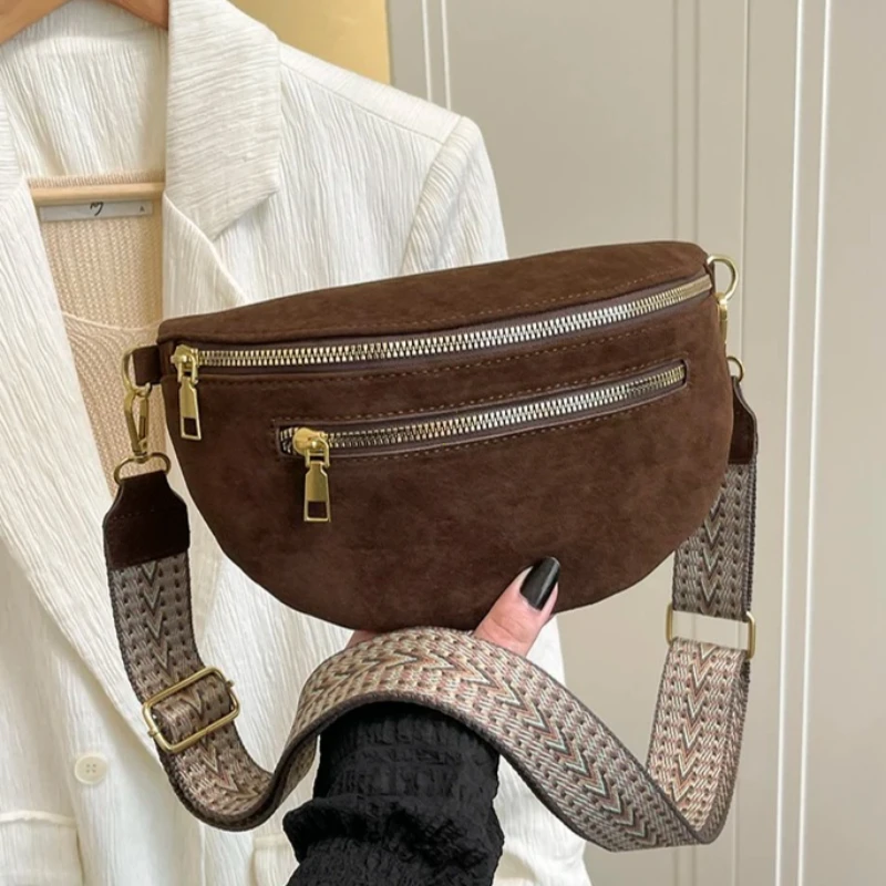 2026 Winter Faux Suede Chest Bag Woman Waist Bag Street Trend Fanny Pack Casual travel Female Shoulder Crossbody Bag Phone Purse
2026 Winter Faux Suede Chest Bag Woman Waist Bag Street Trend Fanny Pack Casual travel Female Shoulder Crossbody Bag Phone Purse