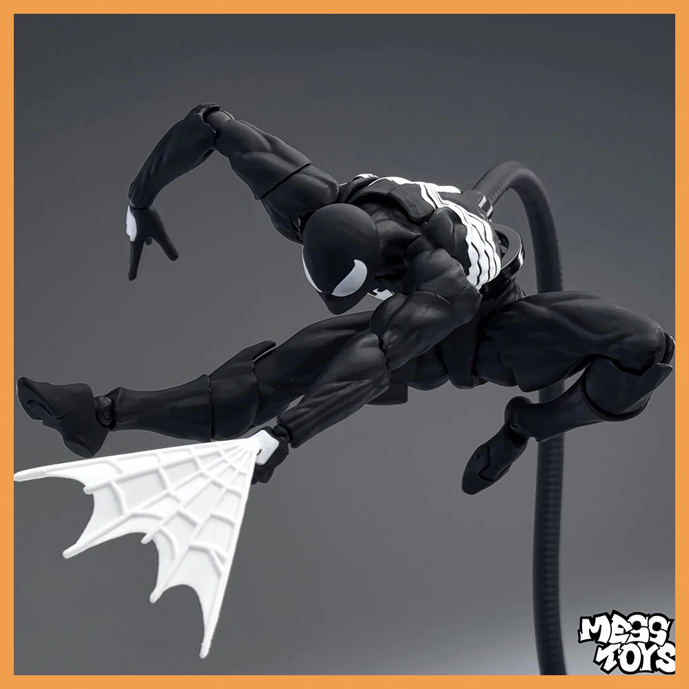 MESS TOYS 16cm The Black Neighbor Symbiotic Spider-Hero Black Suit Joint Action Figures Collect Desktop Ornaments Boy Gift
MESS TOYS 16cm The Black Neighbor Symbiotic Spider-Hero Black Suit Joint Action Figures Collect Desktop Ornaments Boy Gift