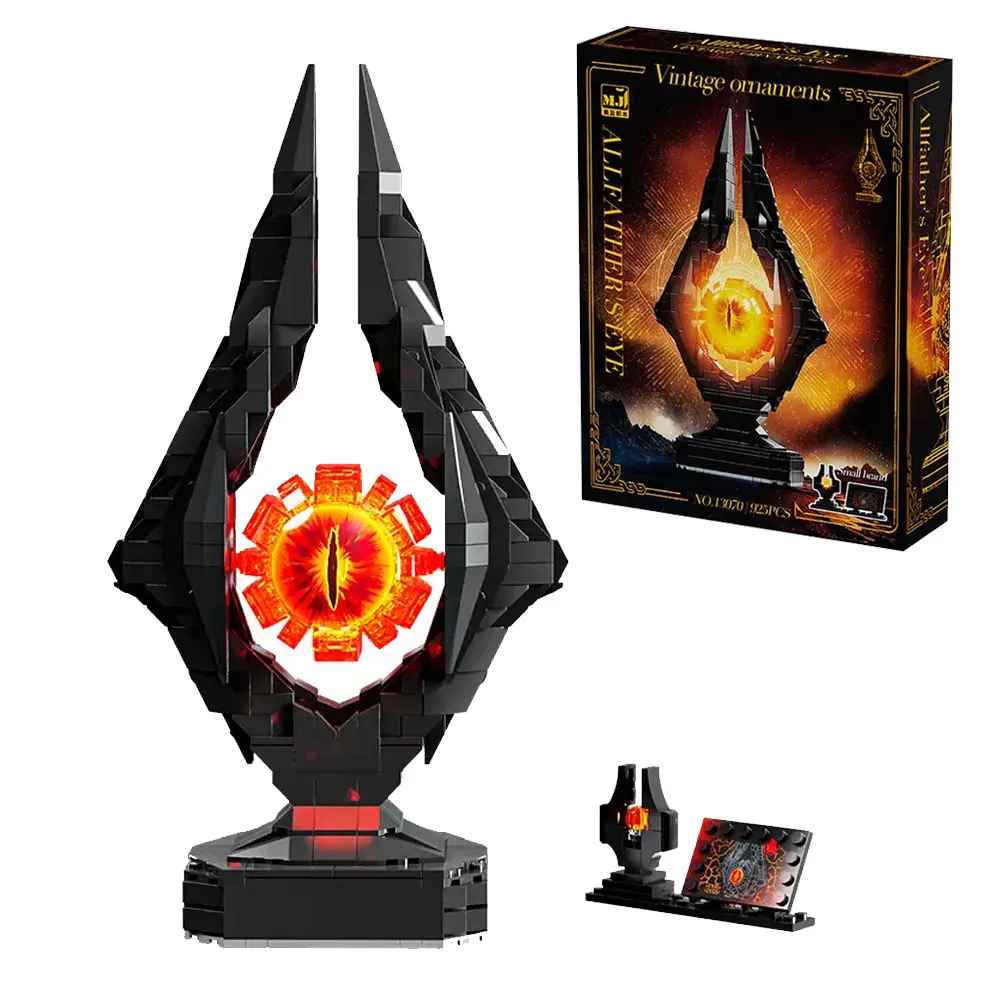 925PCS Eye of Sauron Building Set Lord of the Rings Allfather's Eye with Light-Up Middle-earth Decor Bricks Toy for Fan Adults
925PCS Eye of Sauron Building Set Lord of the Rings Allfather's Eye with Light-Up Middle-earth Decor Bricks Toy for Fan Adults
