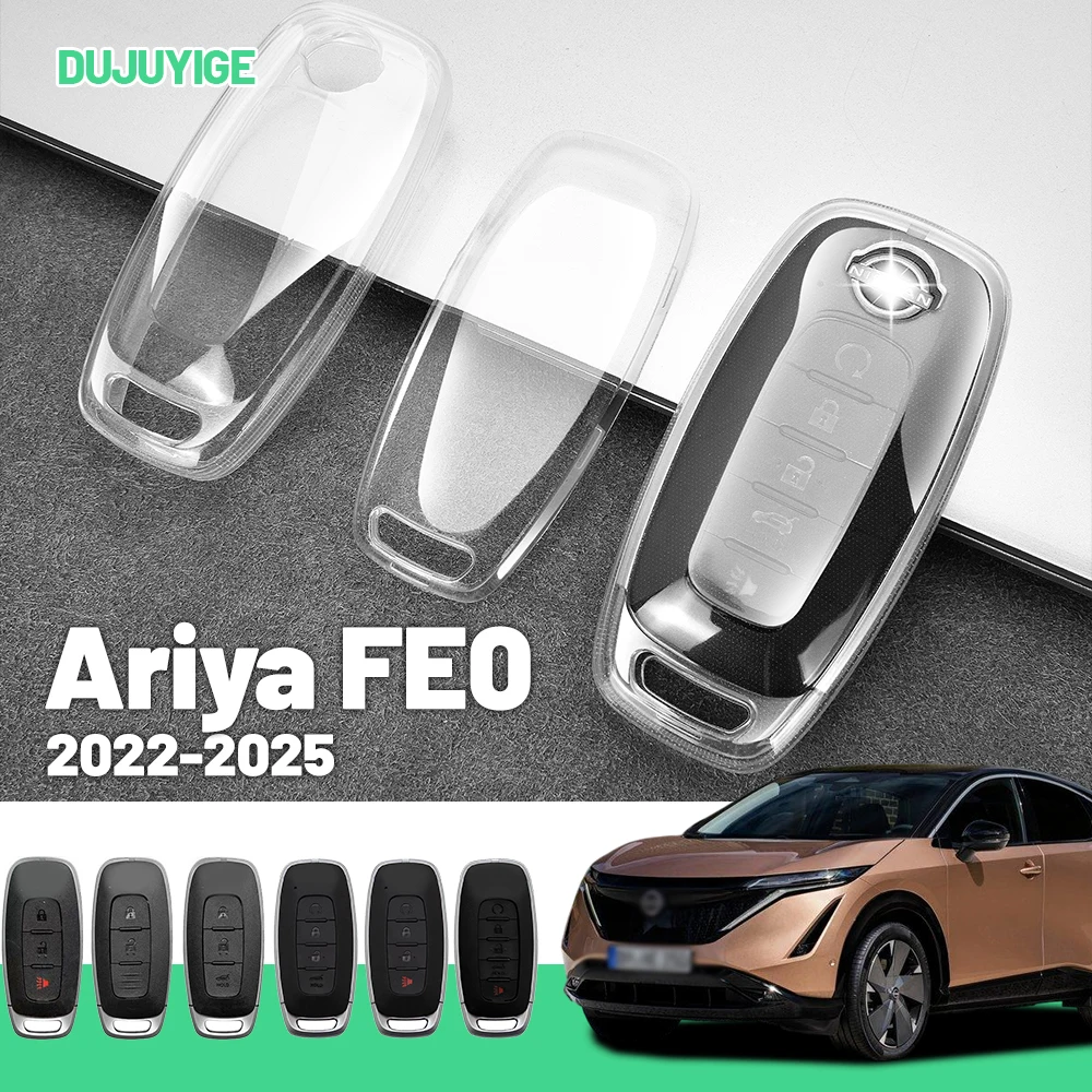 Прозрачный чехол для автомобильного ключа из ТПУ для Nissan Ariya FE0 2022-2026, защитный чехол для брелока, автоаксессуары 2023 2024 2025
Прозрачный чехол для автомобильного ключа из ТПУ для Nissan Ariya FE0 2022-2026, защитный чехол для брелока, автоаксессуары 2023 2024 2025