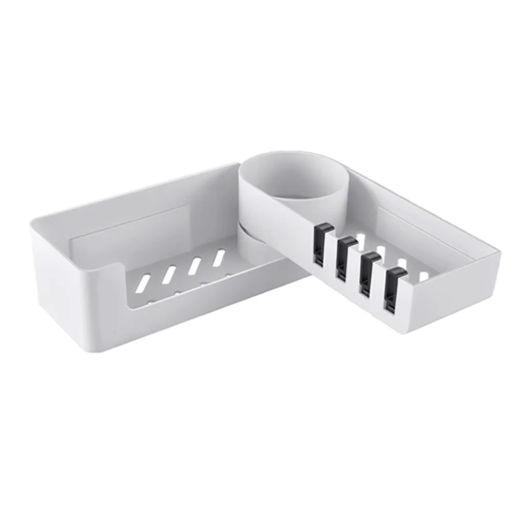 Wall Storage Rack Bathroom Adhesive Shelf 210 Degree Rotary Kitchen Sponge Corner No Marks Strong Load Bearing Punch
Wall Storage Rack Bathroom Adhesive Shelf 210 Degree Rotary Kitchen Sponge Corner No Marks Strong Load Bearing Punch