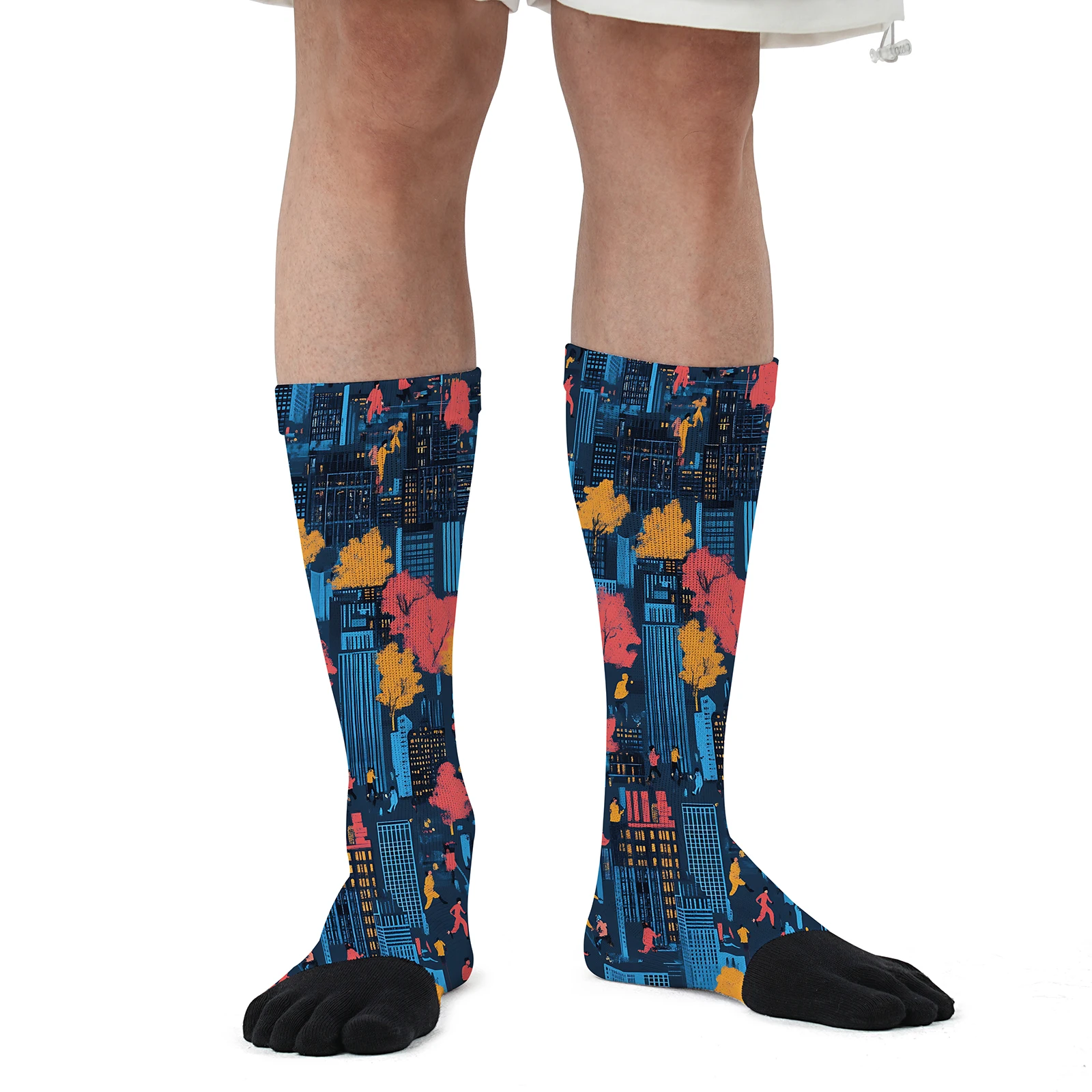 1 double street illustration style print personality mid-tube sports fashion five-finger socks holiday party without deformation
1 double street illustration style print personality mid-tube sports fashion five-finger socks holiday party without deformation