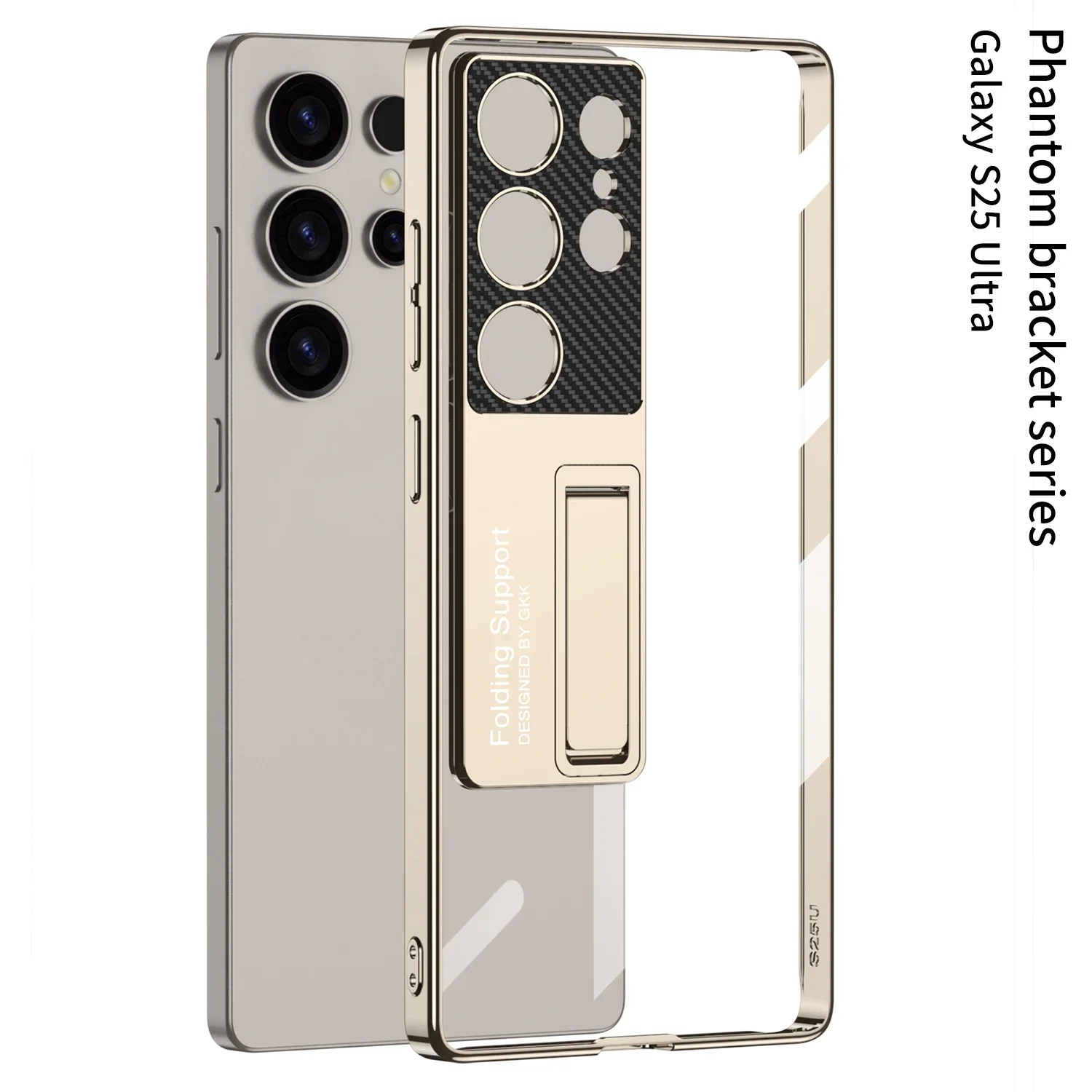 For Samsung Galaxy S25 Ultra Case Ultra-Thin Electroplated Transparent Folding Bracket Shockproof Protection Hard Case Accessory
For Samsung Galaxy S25 Ultra Case Ultra-Thin Electroplated Transparent Folding Bracket Shockproof Protection Hard Case Accessory