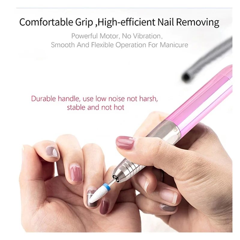 ABUU-Electric Nail Drill With Rhinestone Rechargeable Nail File 35000 RPM Heart Shape Wireless Pedicure Grinder EU PLUG
ABUU-Electric Nail Drill With Rhinestone Rechargeable Nail File 35000 RPM Heart Shape Wireless Pedicure Grinder EU PLUG
