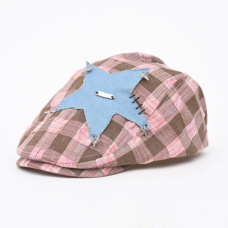 Y2K Spice Girl Pink Peaked Cap Women British Fashion Retro Beret Hat Street Newspaper Cap
Y2K Spice Girl Pink Peaked Cap Women British Fashion Retro Beret Hat Street Newspaper Cap