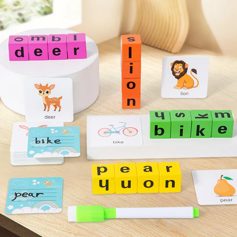 Wooden Spell Word Montessori Toy Letter Cognitive Challenge Memory Arithmetic Number Learning Educational Toy For Children
Wooden Spell Word Montessori Toy Letter Cognitive Challenge Memory Arithmetic Number Learning Educational Toy For Children