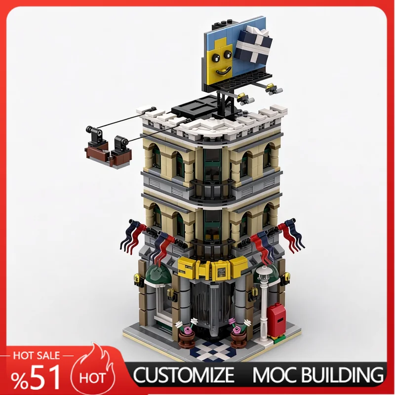 NEW 1122 PCS Midi Grand Emporium Modular Department Store Creative MOC Building Blocks DIY Assembly Educational Toy For Display
NEW 1122 PCS Midi Grand Emporium Modular Department Store Creative MOC Building Blocks DIY Assembly Educational Toy For Display