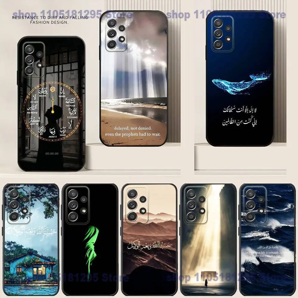 Arabic Quran Islamic Muslim Quotes Phone Case For Samsung S24,21,22,23,30,Ultra,20,Plus,Note,10,9,Black soft silicone case
Arabic Quran Islamic Muslim Quotes Phone Case For Samsung S24,21,22,23,30,Ultra,20,Plus,Note,10,9,Black soft silicone case