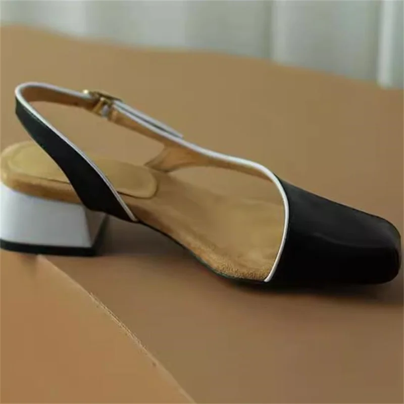 Sewing Lines Shoes for Womens Square Toes Ladies' Mid Heels Female Sandals Buckle Chassure Femme Ankle Strap Zapatos De Mujer
Sewing Lines Shoes for Womens Square Toes Ladies' Mid Heels Female Sandals Buckle Chassure Femme Ankle Strap Zapatos De Mujer