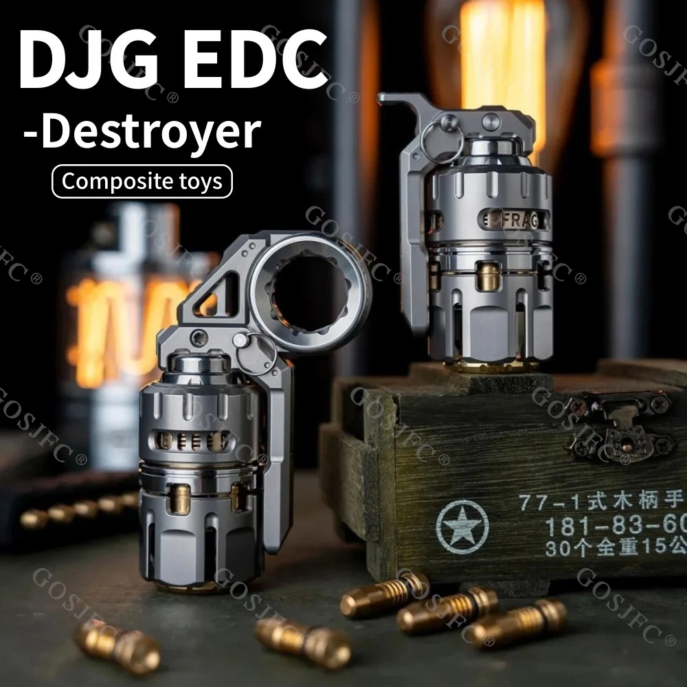 DJG EDC Destroyer Composite Toy Ratchet Fidget Spinner Push Slider Ring Spinner Tuning Fork Titanium Brass Fidget Toys Adults
DJG EDC Destroyer Composite Toy Ratchet Fidget Spinner Push Slider Ring Spinner Tuning Fork Titanium Brass Fidget Toys Adults