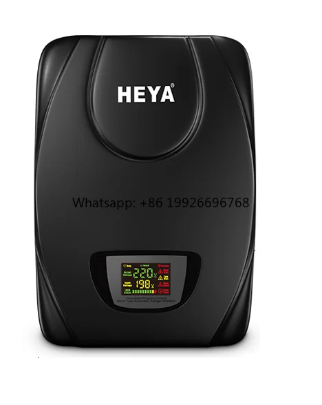 Heya Wall Hanging Input140-260V Copper Servo Single Phase 220V 4kva AC Automatic Voltage Regulators LCD Display for Home Use
Heya Wall Hanging Input140-260V Copper Servo Single Phase 220V 4kva AC Automatic Voltage Regulators LCD Display for Home Use