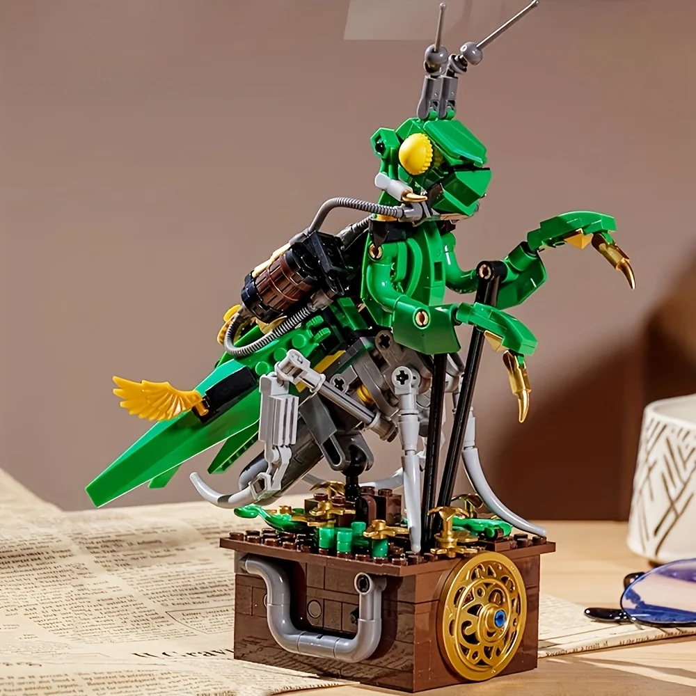 Mechanical Mantis Building Blocks, ABS Material, Animal and Insect Shapes, Cool Desktop Decoration and Display
Mechanical Mantis Building Blocks, ABS Material, Animal and Insect Shapes, Cool Desktop Decoration and Display