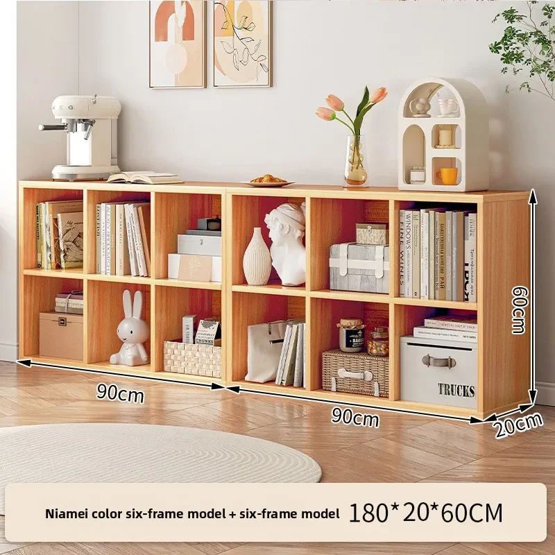 Bookshelf Floor-to-ceiling against the wall Grid storage Low cabinet Children's reading shelf Multifunctional bookcase
Bookshelf Floor-to-ceiling against the wall Grid storage Low cabinet Children's reading shelf Multifunctional bookcase