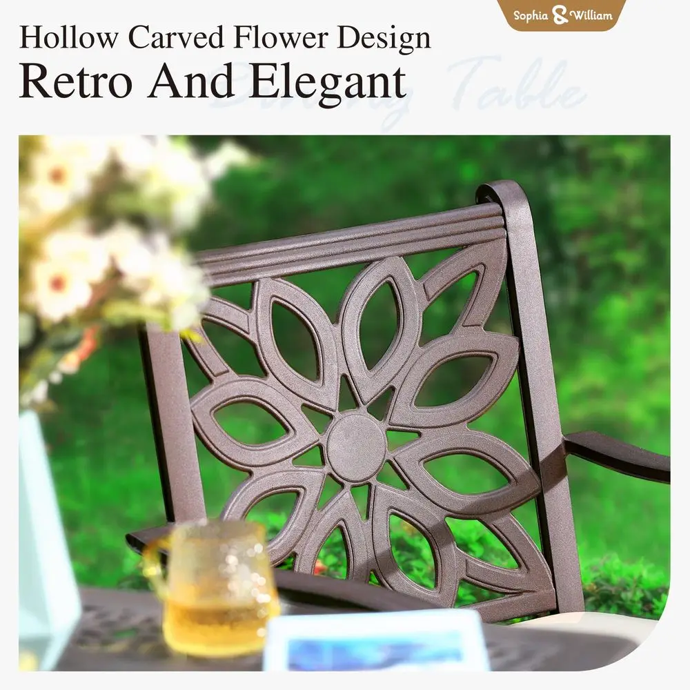 3 Pieces Cast Aluminum Patio Bar Set, Round Outdoor Bar Table and 2 Swivel Bar Counter Height Chairs Set, Modern Patio Pub Bist
3 Pieces Cast Aluminum Patio Bar Set, Round Outdoor Bar Table and 2 Swivel Bar Counter Height Chairs Set, Modern Patio Pub Bist