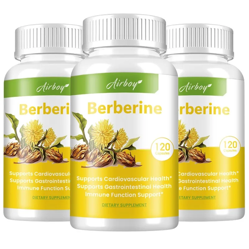Berberine Capsules - Promotes Cardiovascular and Cholesterol Health, Immune System, Healthy Weight Management, Antioxidants
Berberine Capsules - Promotes Cardiovascular and Cholesterol Health, Immune System, Healthy Weight Management, Antioxidants