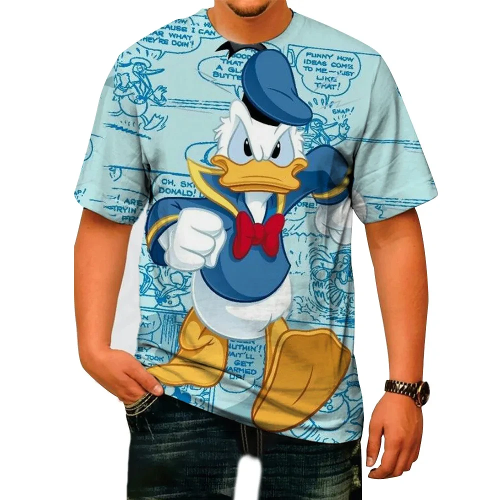 Disney Summer Men Women Donald Duck T-shirt Cartoon 3D Printed Tops Tees Male Fashion Short Sleeve Clothing Casual Streetwear
Disney Summer Men Women Donald Duck T-shirt Cartoon 3D Printed Tops Tees Male Fashion Short Sleeve Clothing Casual Streetwear