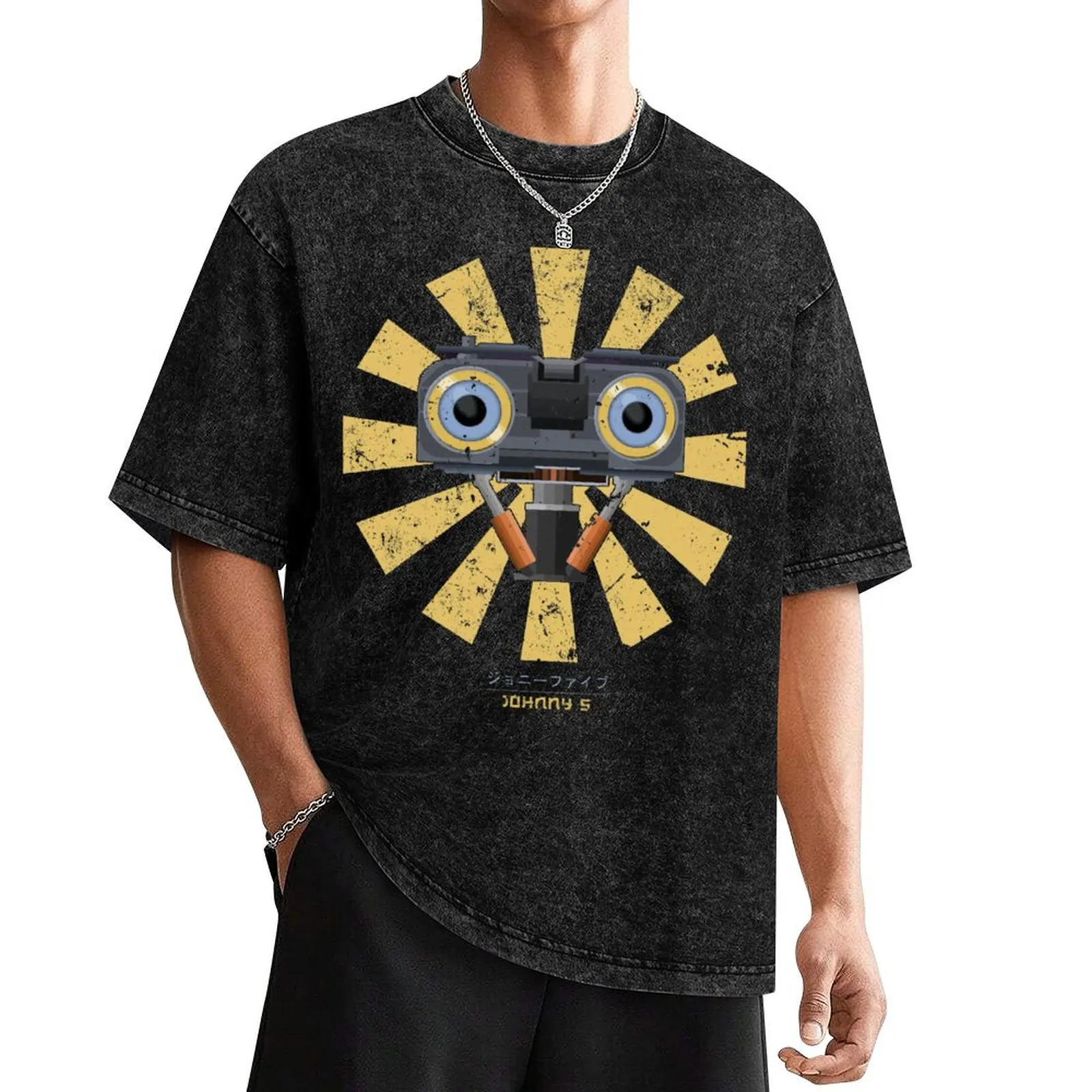 Johnny 5 Retro Japanese Short Circuit T-Shirt plain customs design your own basketball graphic tees plain black t shirts men
Johnny 5 Retro Japanese Short Circuit T-Shirt plain customs design your own basketball graphic tees plain black t shirts men