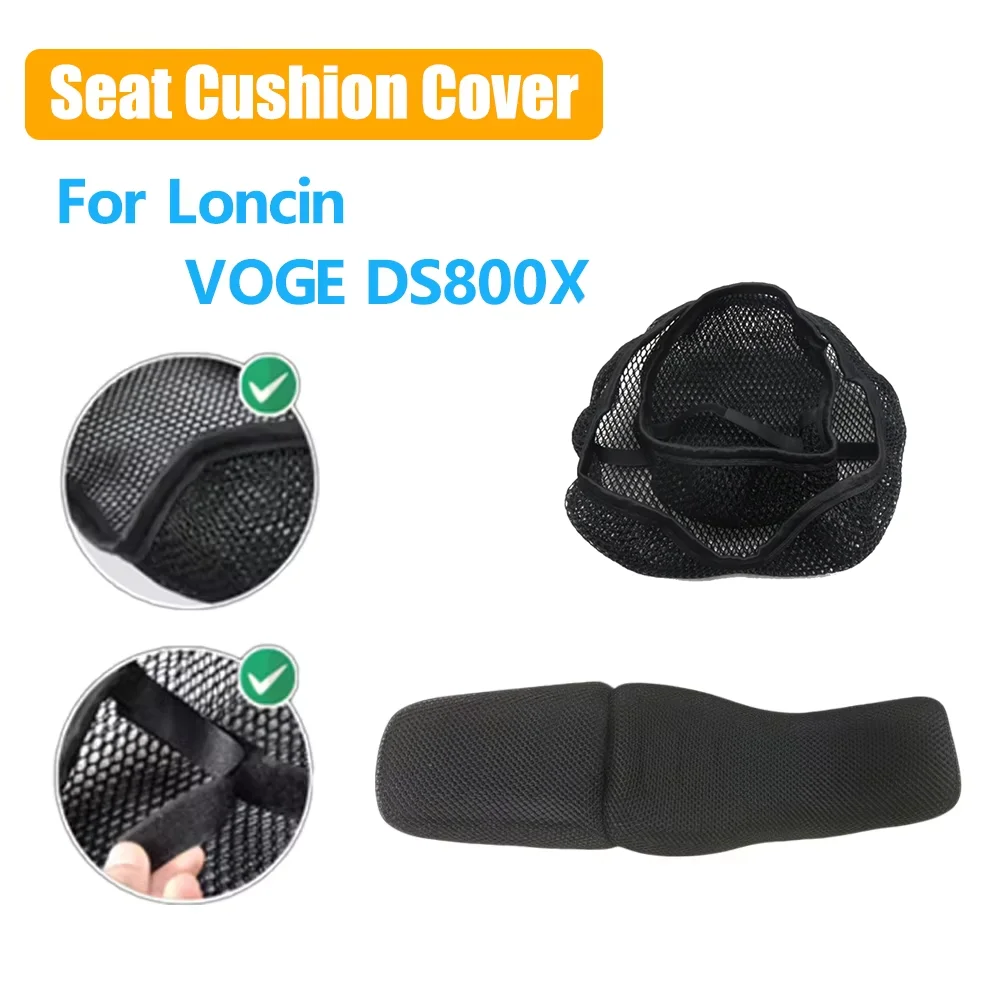 For Loncin VOGE DS800X DS800 X DS 800X Motorcycle 3D Mesh Fabric Cushion Breathable Protection Seat Cover
For Loncin VOGE DS800X DS800 X DS 800X Motorcycle 3D Mesh Fabric Cushion Breathable Protection Seat Cover