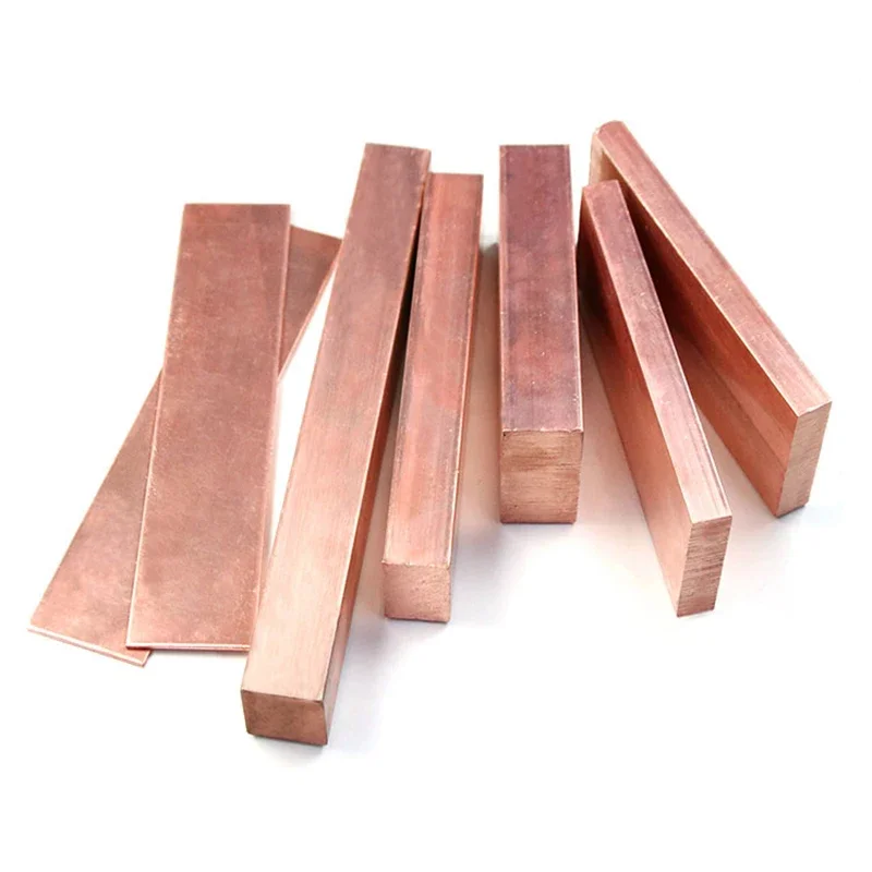 1pcs T2 Copper Flat Bar, Strip, Square Bar, Solid Busbar 2-10mm Thick for Electrical Grounding & Conductive Applications
1pcs T2 Copper Flat Bar, Strip, Square Bar, Solid Busbar 2-10mm Thick for Electrical Grounding & Conductive Applications